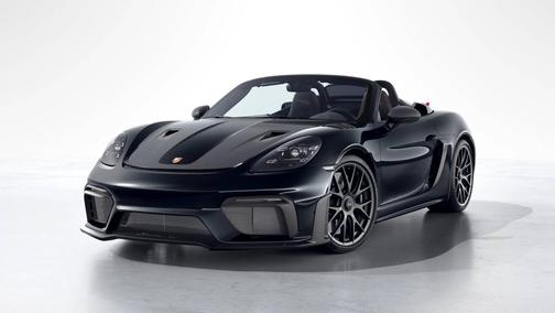 Black 2025 Porsche 718 Spyder