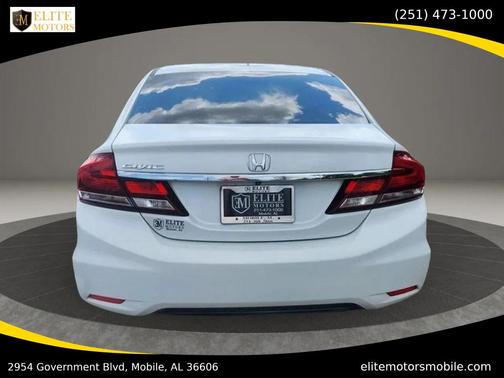 White Orchid Pearl 2014 Honda Civic EX-L