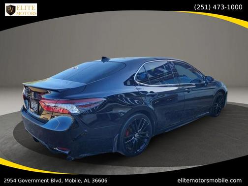 Midnight Black Metallic 2022 Toyota Camry XSE