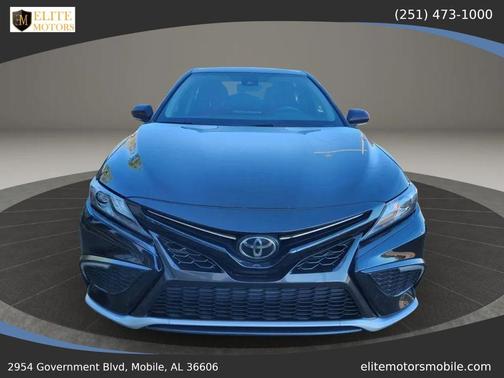 Midnight Black Metallic 2022 Toyota Camry XSE