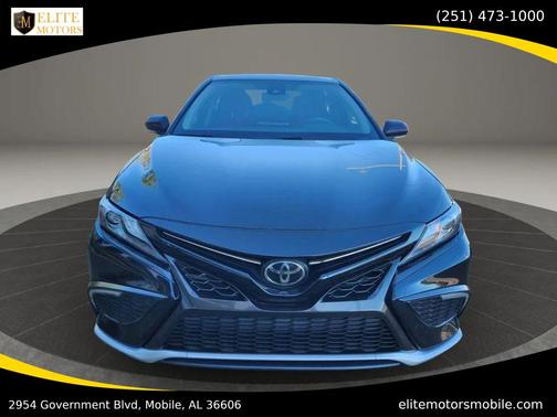 Midnight Black Metallic 2022 Toyota Camry XSE