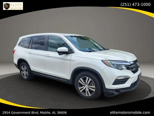 White Diamond Pearl 2017 Honda Pilot EX-L