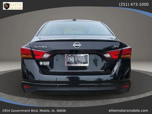 Super Black 2023 Nissan Altima 2.5 SV