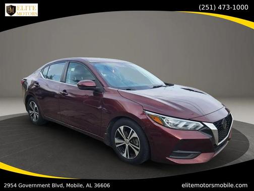 Rosewood Metallic 2020 Nissan Sentra SV