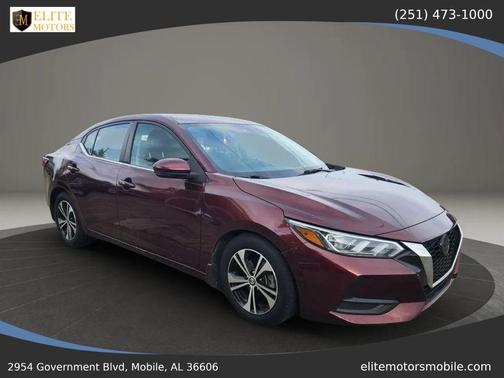 Rosewood Metallic 2020 Nissan Sentra SV