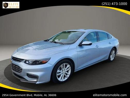 Light Blue 2018 Chevrolet Malibu Hybrid Base