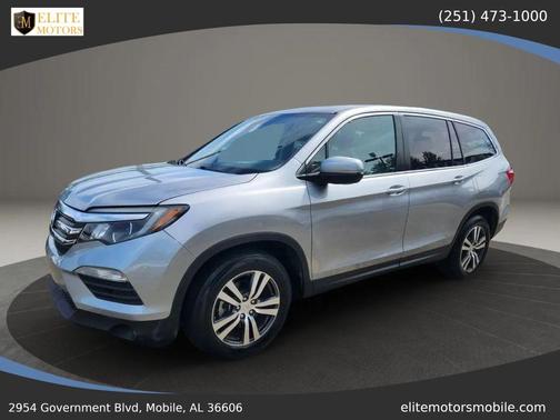 Lunar Silver Metallic 2016 Honda Pilot EX-L