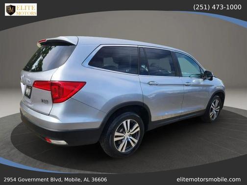 Lunar Silver Metallic 2016 Honda Pilot EX-L