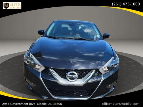 Blue 2017 Nissan Maxima 3.5 Platinum