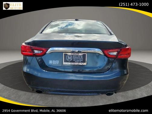 Blue 2017 Nissan Maxima 3.5 Platinum