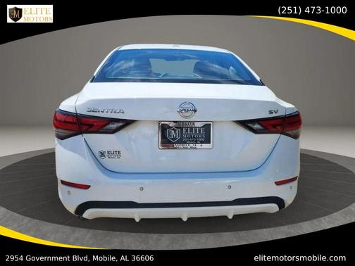 White 2023 Nissan Sentra SV