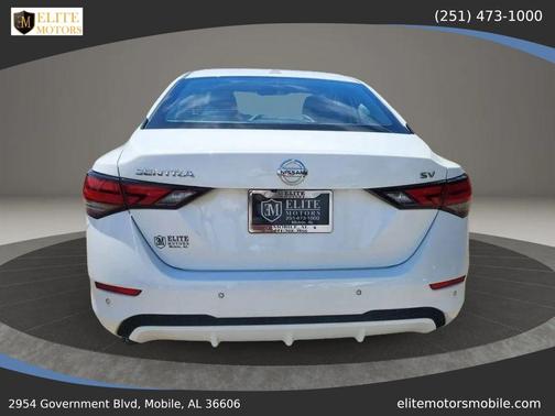 White 2023 Nissan Sentra SV