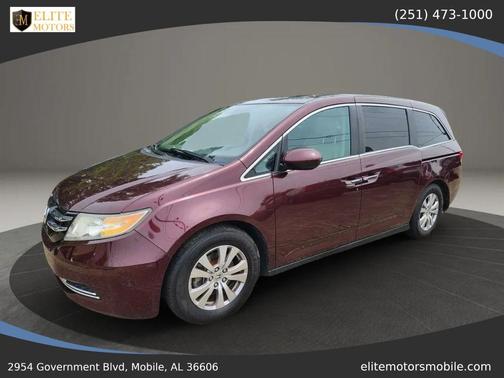 Maroon 2014 Honda Odyssey EX-L