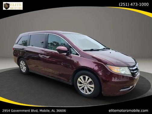 Maroon 2014 Honda Odyssey EX-L