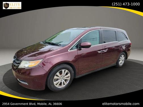 Maroon 2014 Honda Odyssey EX-L