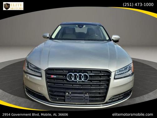 Silver 2015 Audi A8 L 4.0T