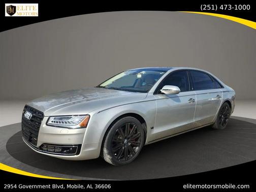 Silver 2015 Audi A8 L 4.0T