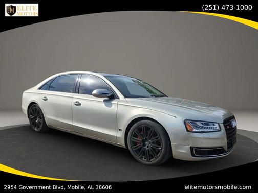 Silver 2015 Audi A8 L 4.0T