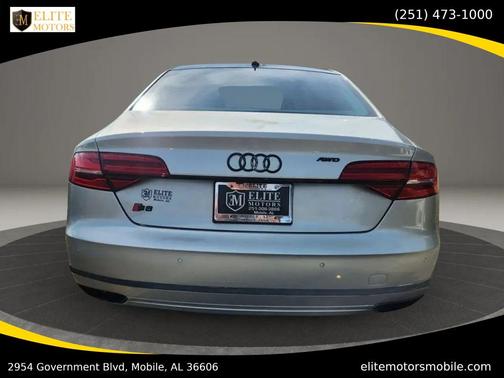 Silver 2015 Audi A8 L 4.0T