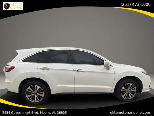 White Diamond Pearl 2016 Acura RDX Advance Package