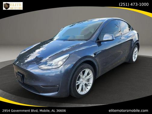 Grey 2021 Tesla Model Y Long Range Dual Motor All-Wheel Drive