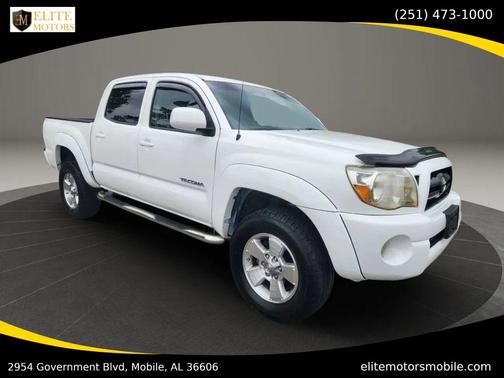 Super White 2007 Toyota Tacoma PreRunner Double Cab