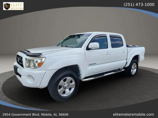 Super White 2007 Toyota Tacoma PreRunner Double Cab