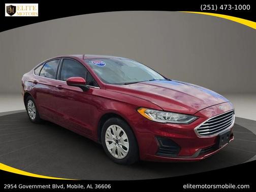 Ruby Red Metallic Tinted Clearcoat 2019 Ford Fusion SE