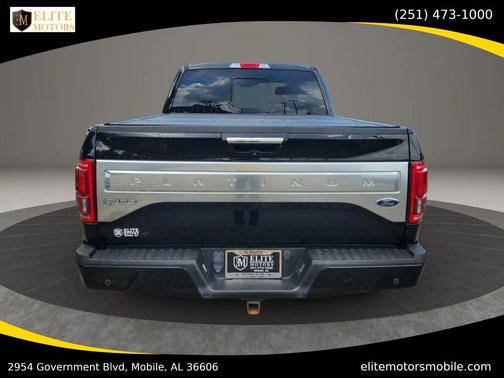 Shadow Black 2017 Ford F-150 Platinum