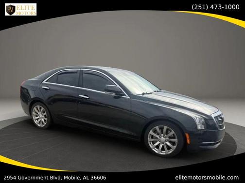 Black 2018 Cadillac ATS 2.0L Turbo Luxury