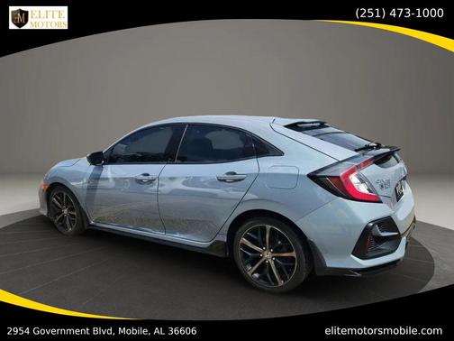 Grey 2021 Honda Civic Sport