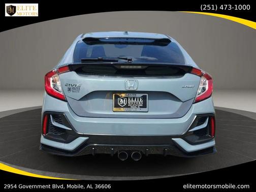 Grey 2021 Honda Civic Sport