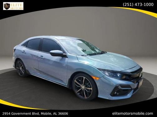 Grey 2021 Honda Civic Sport