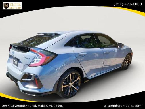 Grey 2021 Honda Civic Sport
