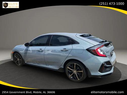 Grey 2021 Honda Civic Sport