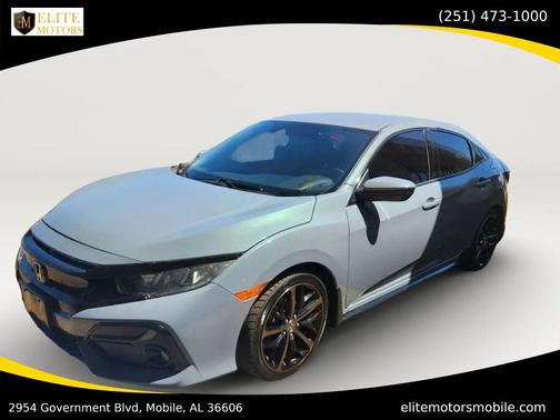 Grey 2021 Honda Civic Sport