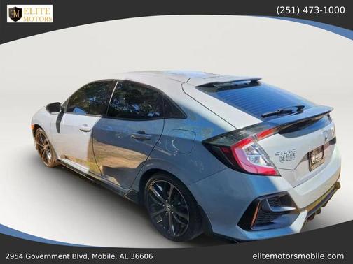 Grey 2021 Honda Civic Sport