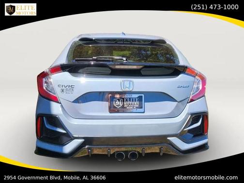 Grey 2021 Honda Civic Sport