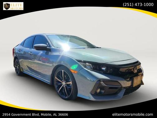 Grey 2021 Honda Civic Sport