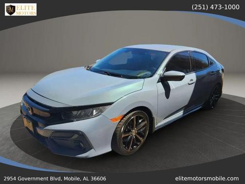 Grey 2021 Honda Civic Sport