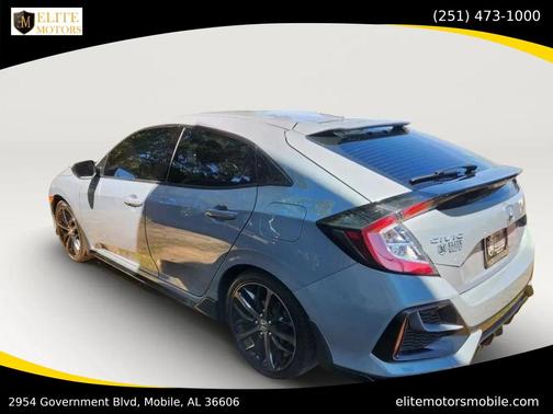 Grey 2021 Honda Civic Sport
