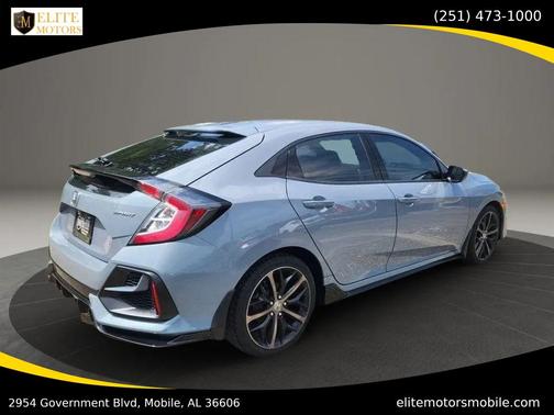 Grey 2021 Honda Civic Sport