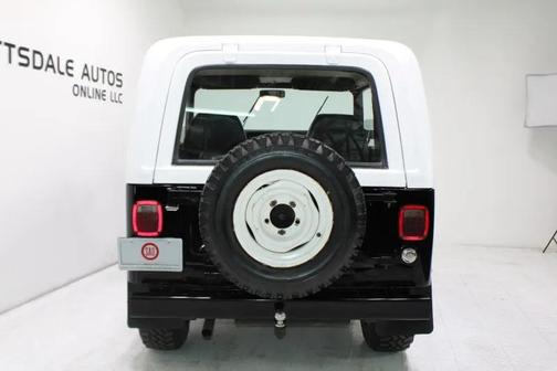 Black 1976 Jeep CJ-7 304 V-8
