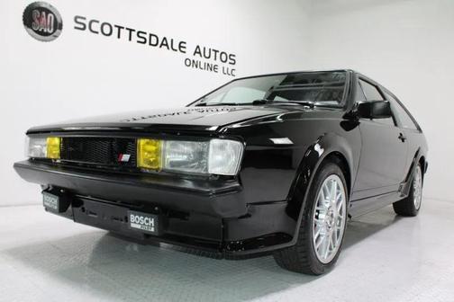 Black 1988 Volkswagen Scirocco 16V