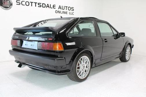 Black 1988 Volkswagen Scirocco 16V