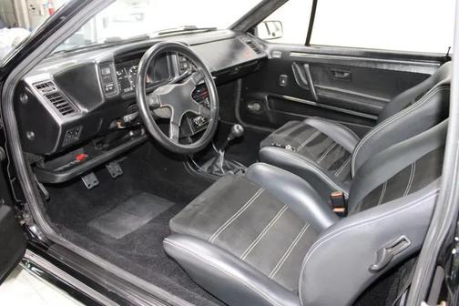 Black 1988 Volkswagen Scirocco 16V