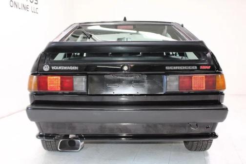 Black 1988 Volkswagen Scirocco 16V
