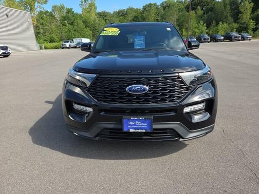 AGATE BLACK METALLIC 2023 Ford Explorer ST-LINE