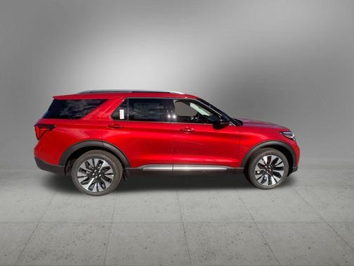 Rapid Red Metallic Tinted Clearcoat 2026 Ford Explorer Platinum