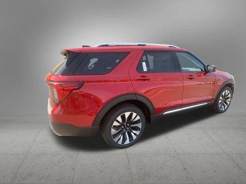 Rapid Red Metallic Tinted Clearcoat 2026 Ford Explorer Platinum